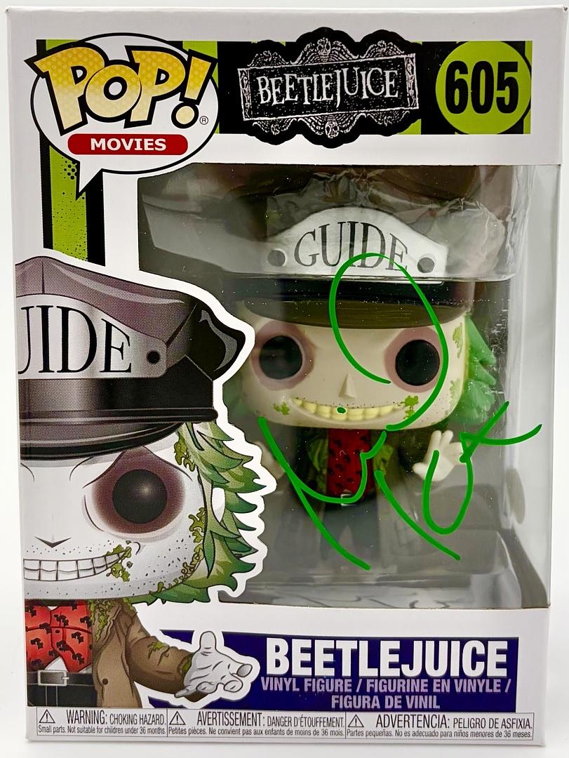 Michael Keaton Signed Funko Pop #605 "Beetlejuice" - JSA COA
